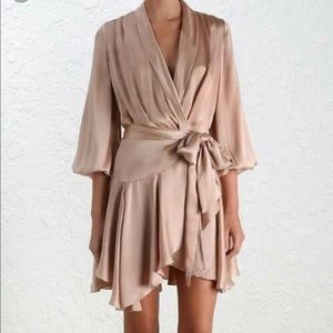 Zimmerman Silk Wrap Dress